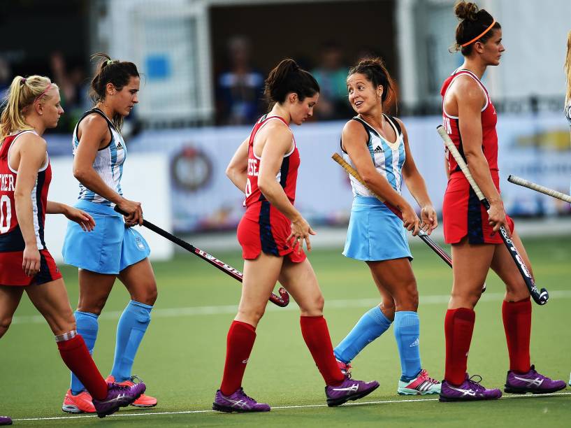 Leonas Argentina do Hóquei sobre a grama fica com a prata no Pan de Toronto