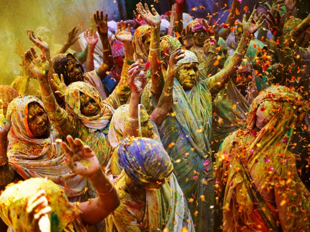 Holi, também conhecido como o Festival das Cores, anuncia o início da primavera e é comemorado em toda a Índia
