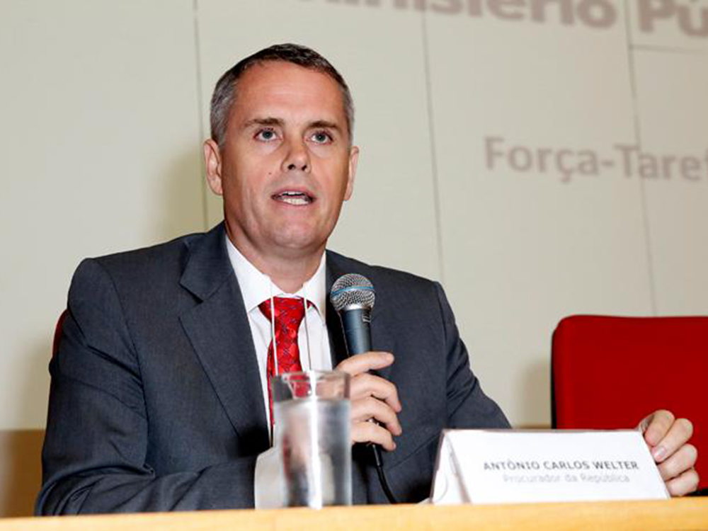 O procurador da República Antônio Carlos Welter