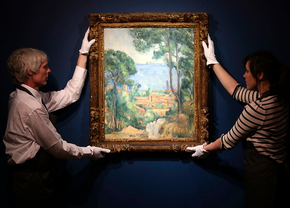 Obra 'Vue sur L'Estaque et Le Chateau d'If', de Paul Cezanne