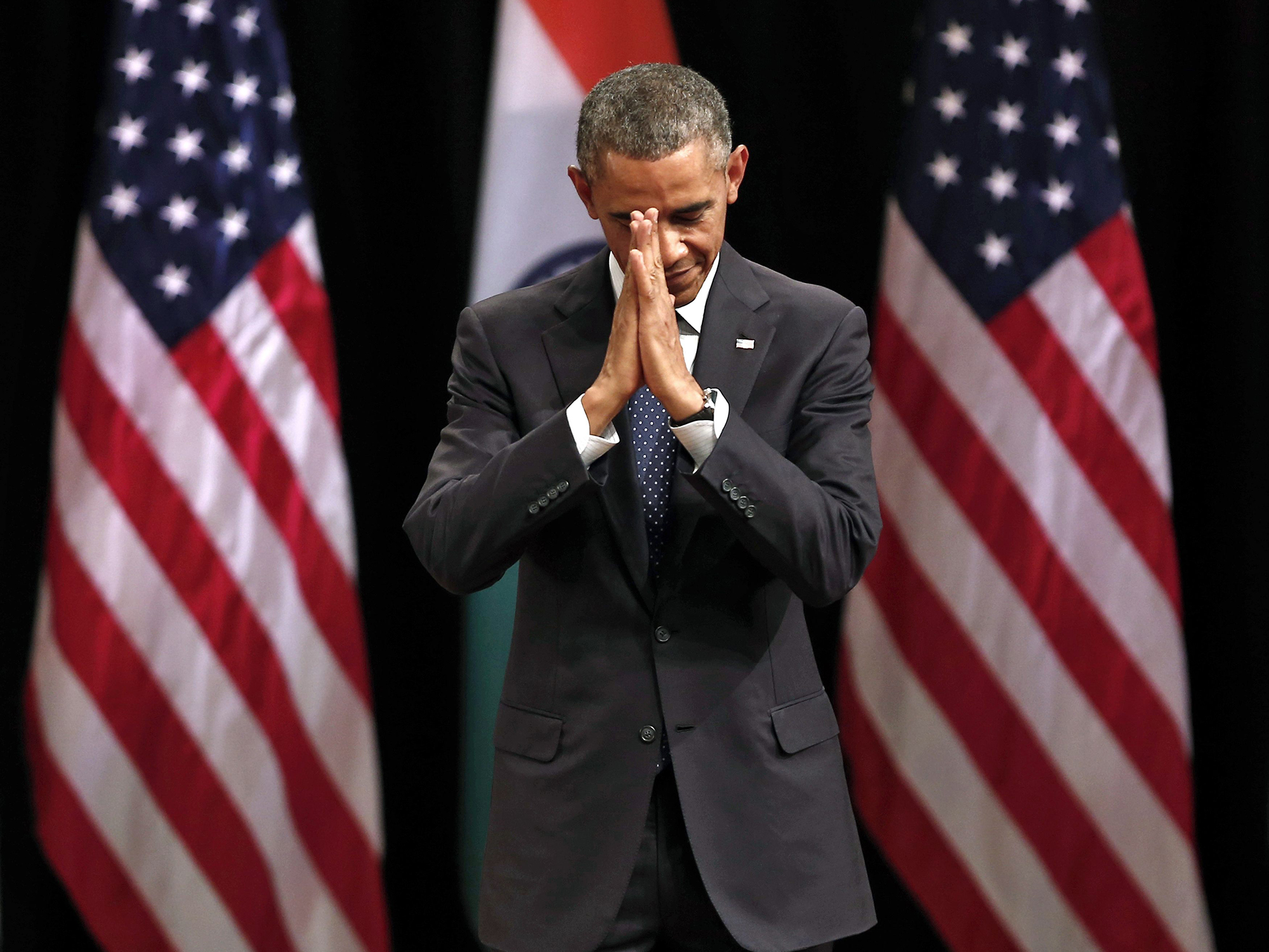 Presidente Barack Obama. Crescimento no setor industrial nos Estados Unidos também desacelerou em janeiro