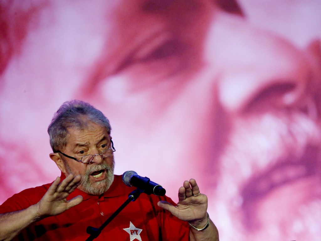 Lula, em reunião do Partido dos Trabalhadores: para corregedor, procurador da República não praticou desvio de conduta nem agiu por motivação pessoal ao pedir as apurações contra ex-presidente