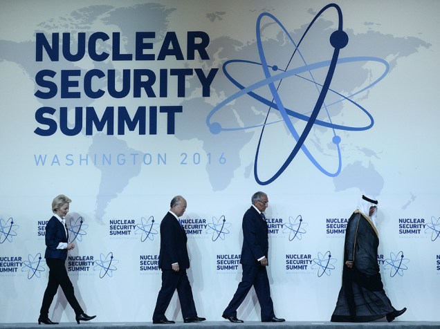 Líderes mundiais discutem questão nuclear na Cúpula de Segurança Nuclear, que acontece em Washington - 01/04/2016