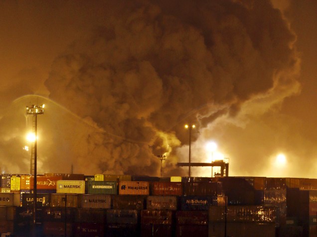 Vazamento de gás atinge terminal portuário no Guarujá
