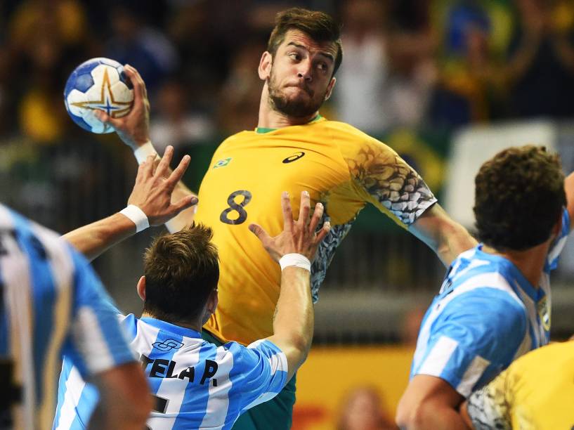 Brasil vence a Argentina na final do handebol masculino nos Jogos Pan-Americanos de Toronto