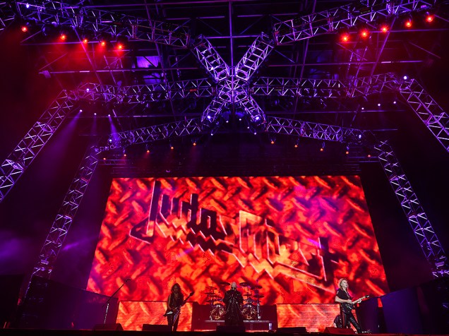 Apresentação do Judas Priest no Monsters of Rock 2015, em São Paulo