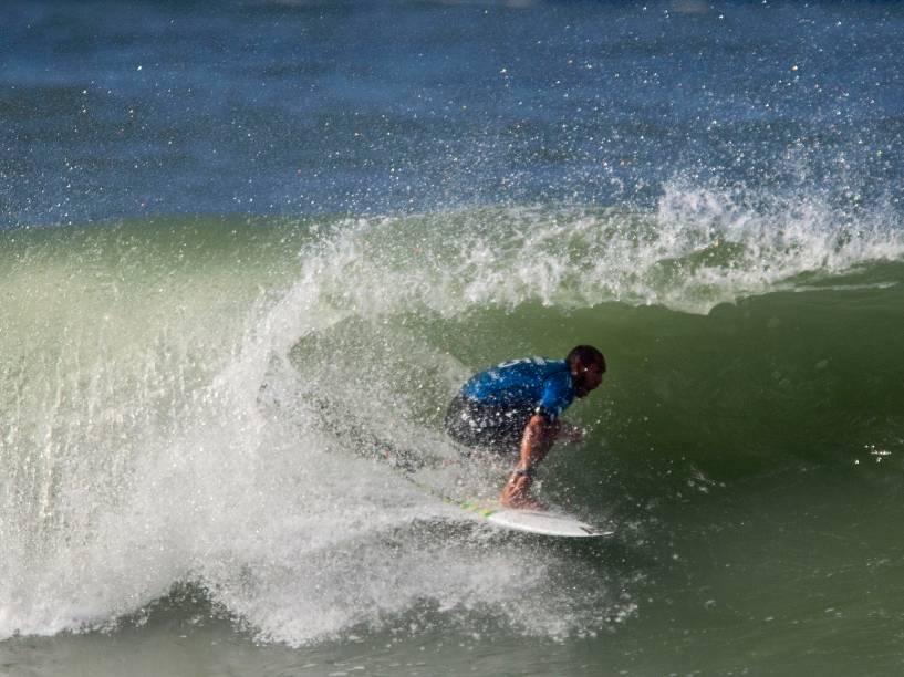 O surfista brasileiro Jadson André durante a terceira etapa do Rio Pro 2015