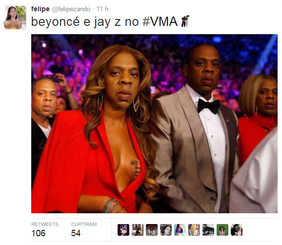 Rostos de Jay-Z foram colocados em todos os lugares