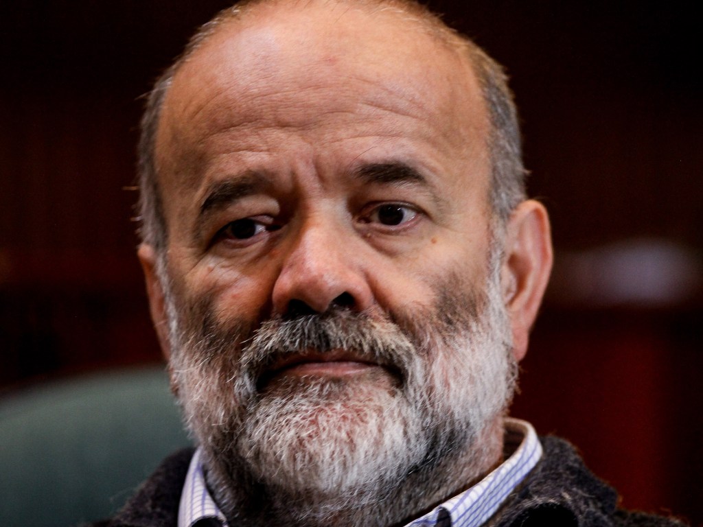 João Vaccari Neto durante acareação na CPI da Petrobras em Curitiba