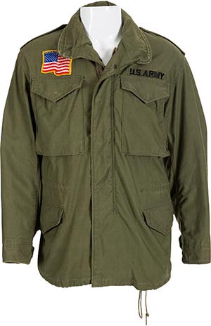 Jaqueta militar usada por Stallone em Rambo - Programado Para Matar (1982)