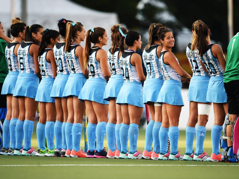 Leonas Argentina do Hóquei sobre a grama fica com a prata no Pan de Toronto