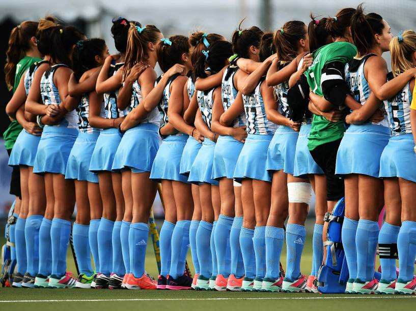 As Leonas, como são conhecidas as jogadoras da seleção argentina de hóquei sobre a grama