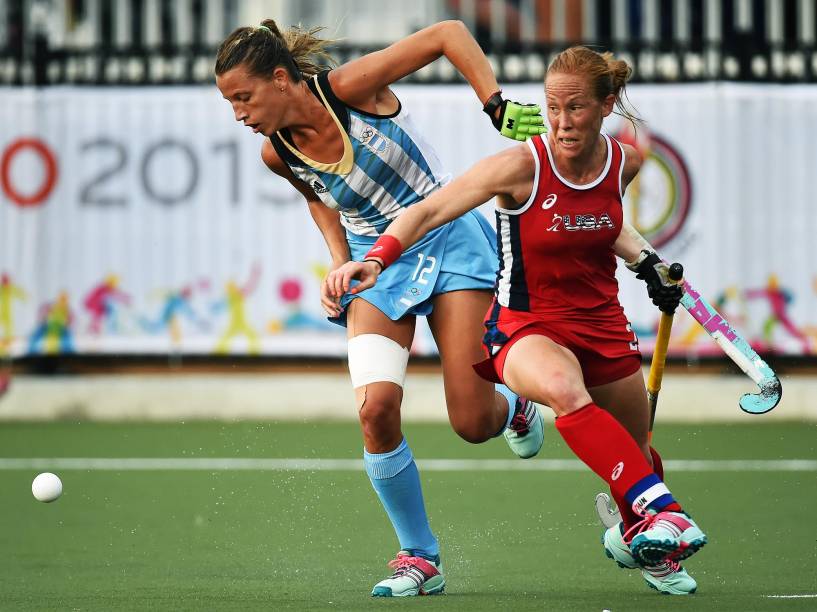 Leonas Argentina do Hóquei sobre a grama fica com a prata no Pan de Toronto