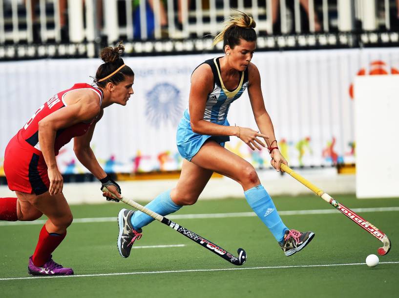 Leonas Argentina do Hóquei sobre a grama fica com a prata no Pan de Toronto