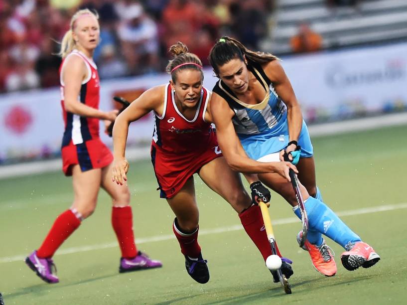 Leonas Argentina do Hóquei sobre a grama fica com a prata no Pan de Toronto