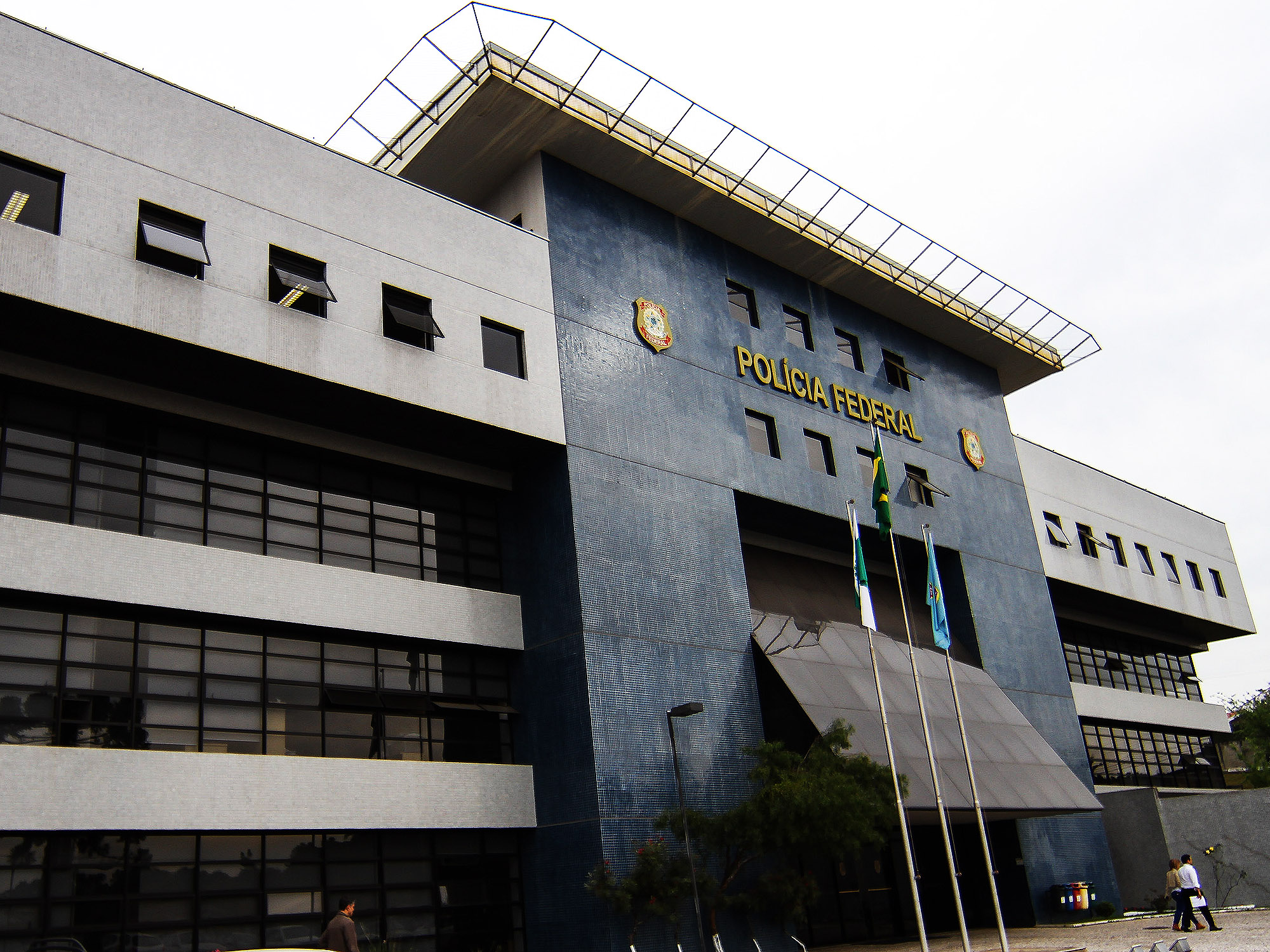 A sede da polícia federal em Curitiba (Pr)