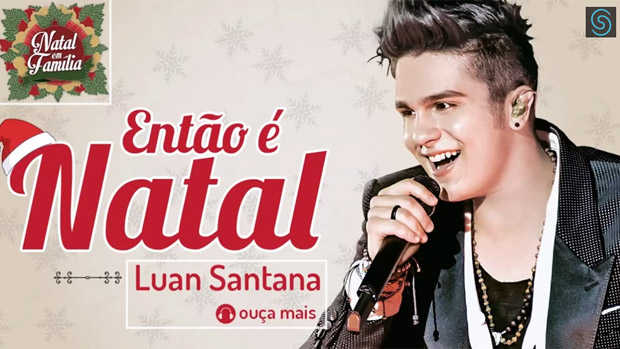 Luan Santana, que cantou 'Então, É Natal' em 2013, agora massacra 'Noite Feliz'