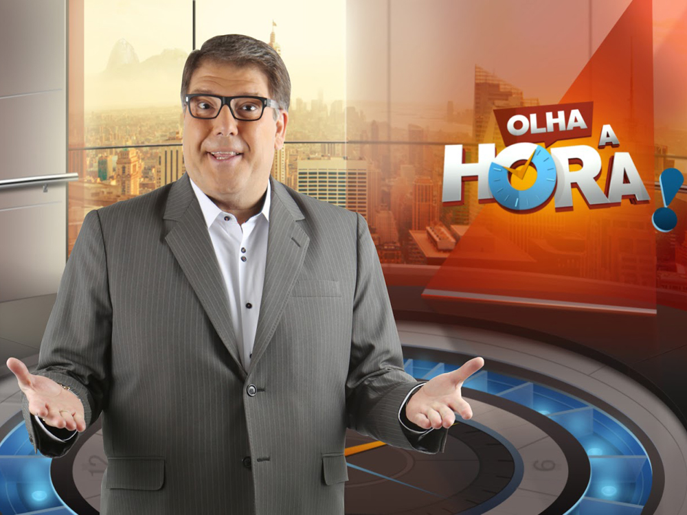 Luciano Faccioli é apresentador do 'Olha a Hora', na RedeTV!