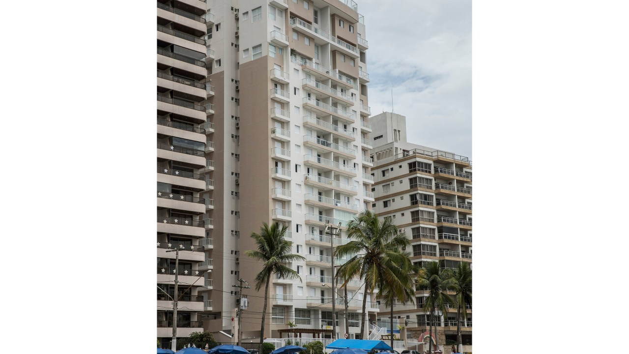 Edifício Solaris, no Guarujá, litoral paulista, onde o ex-presidente Lula tem um apartamento tríplex