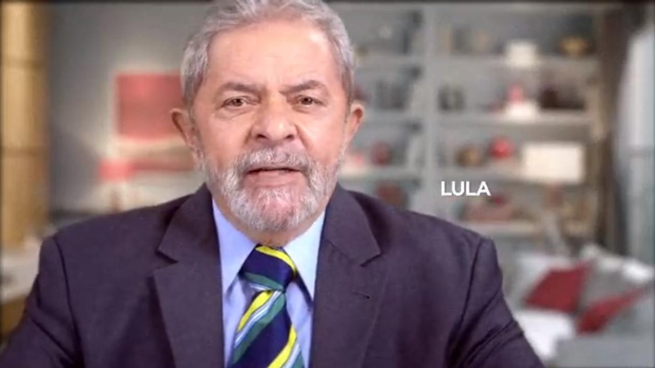 Lula no programa do PT