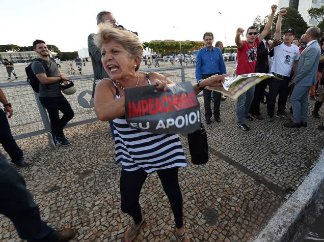 Movimentação após nomeação do ex-presidente Luiz Inácio Lula da Silva para o Ministério da Casa Civil, em Brasília (DF)