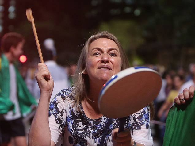 Manifestação contra a nomeação do ex-Presidente Lula como novo Ministro da Casa Civil, em São Paulo