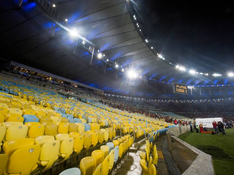 Um ano após a Copa do Mundo, Estádio do Maracanã recebe clássico entre Flamengo e Fluminense