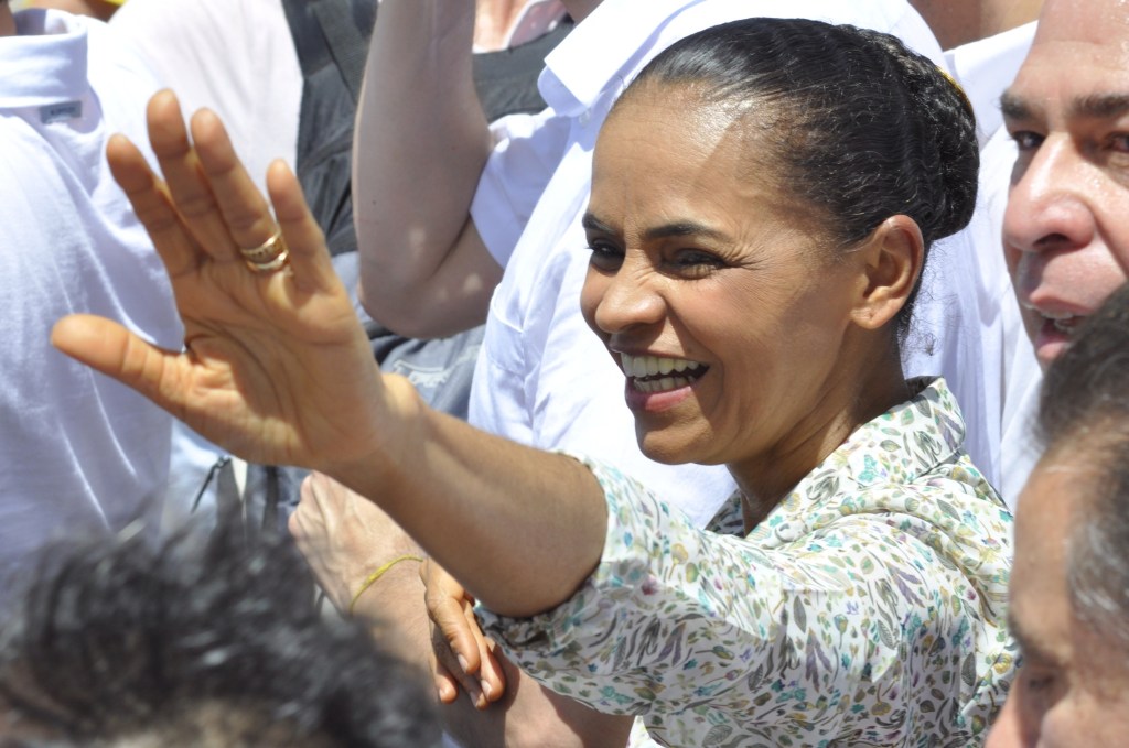 A candidata à Presidência Marina Silva (PSB) faz no Recife seus primeiros atos de campanha