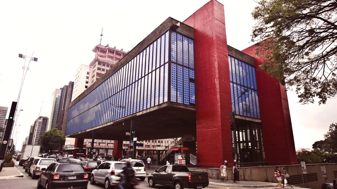 Fachada do MASP na Avenida Paulista, São Paulo/SP