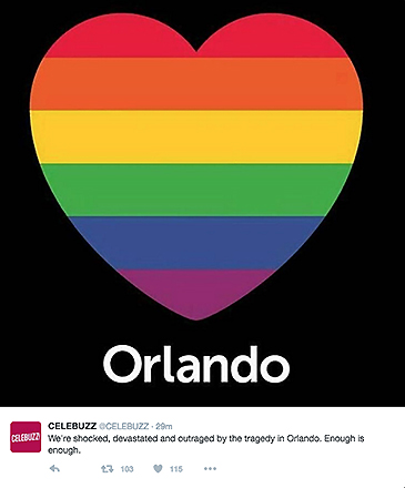 Internautas prestam homenagens às vítimas do massacre na boate Pulse, em Orlando, Flórida (EUA)