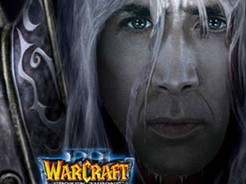Não perdoaram o ator até em montagem com o cartaz do game World of Warcraft