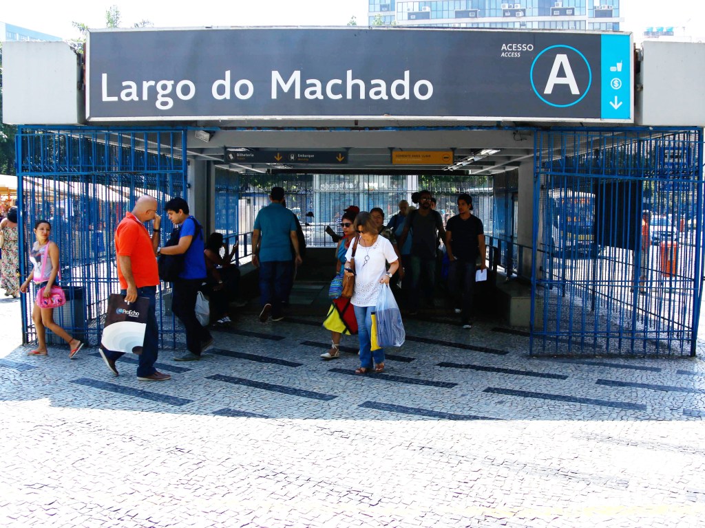 Assaltantes fazem arrastãso no metrô do Rio de Janeiro, na última quinta-feira