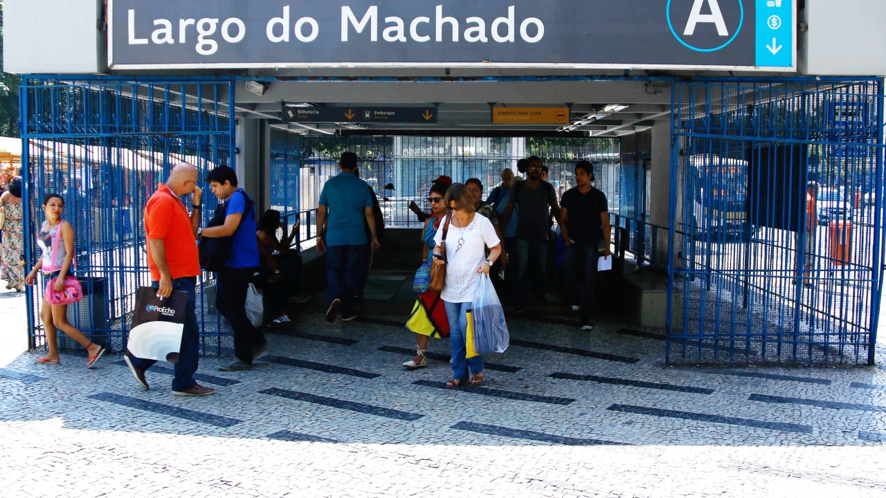 Assaltantes fazem arrastãso no metrô do Rio de Janeiro, na última quinta-feira