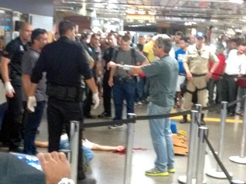 Homem é morto em estação de metrô no Rio de Janeiro