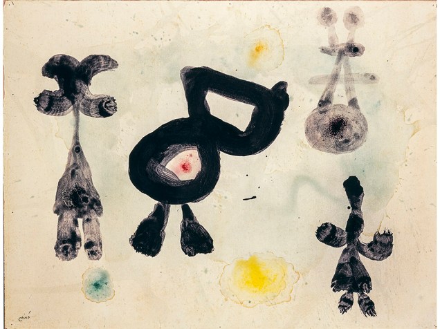 Joan Miró, Homem, Mulher, Pássaro, 1959