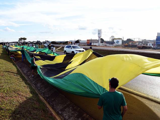 A Marcha Pela Liberdade saiu de São Paulo em 24 de abril rumo a Brasília para pedir o impeachment de Dilma Rousseff