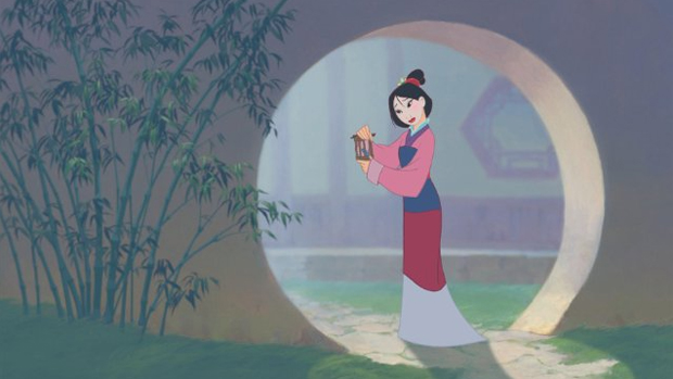 Cena do filme 'Mulan' (1998)