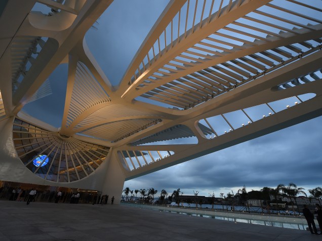 O Museu do Amanhã com projeto ousado do arquiteto espanhol Santiago Calatrava