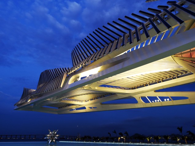 O Museu do Amanhã com projeto ousado do arquiteto espanhol Santiago Calatrava