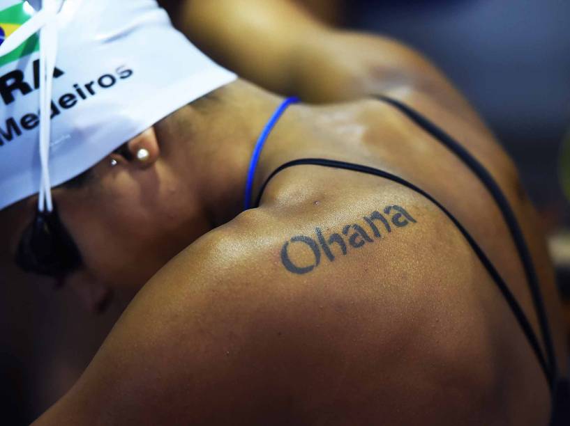 Etiene Medeiros durante 44º Troféu José Finkel de Natação, o Campeonato Brasileiro da modalidade, que está sendo realizado no Clube Pinheiros, em São Paulo