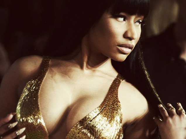 Nicki Minaj durante o Video Music Awards, da MTV, em Los Angeles, neste domingo (30)