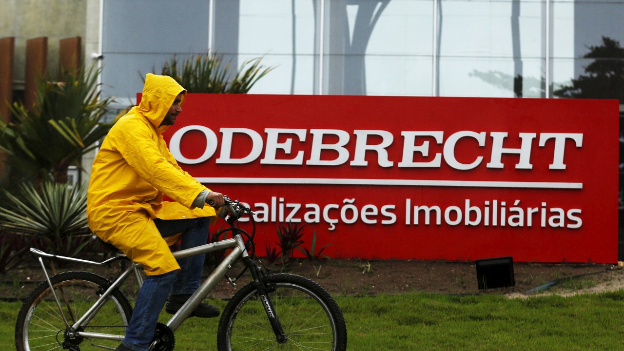 Fachada da Odebrecht: contratos da empreiteira são alvo de investigação em Portugal