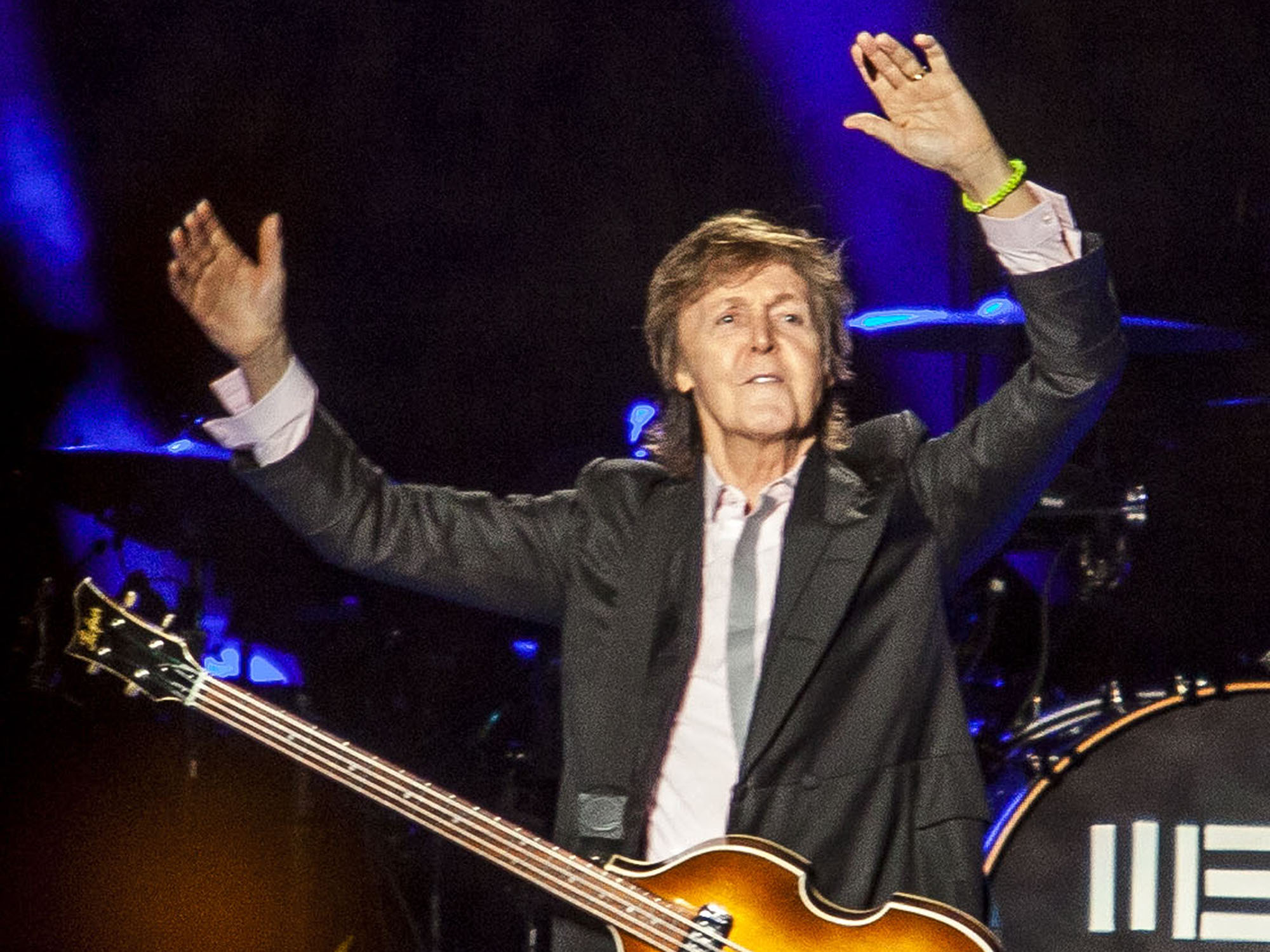 Paul McCartney durante show em São Paulo