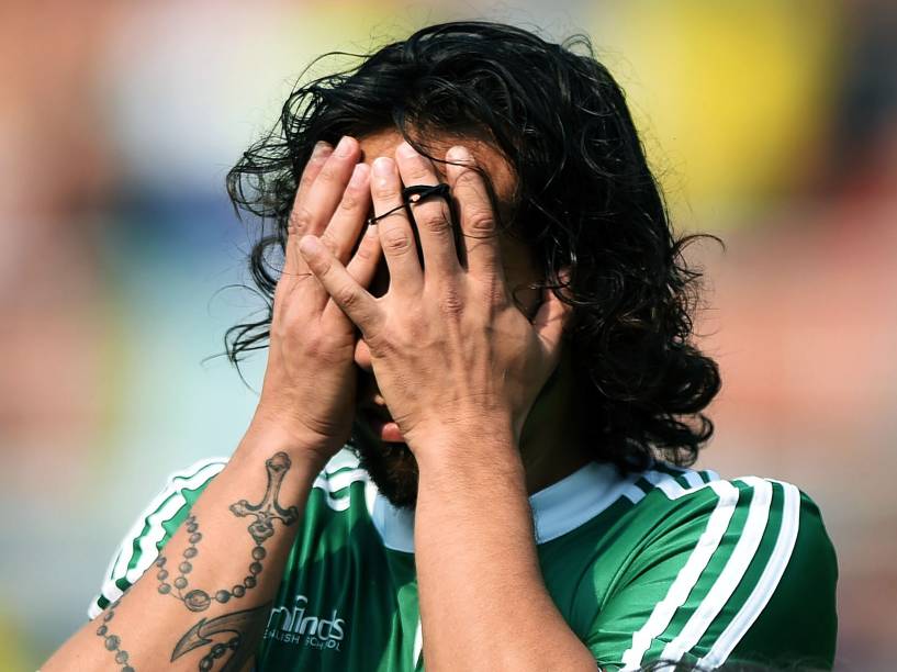 Valdivia do Palmeiras durante partida entre Palmeiras x Santos, válida pelo Futebol, realizada no Estádio do Pacaembu