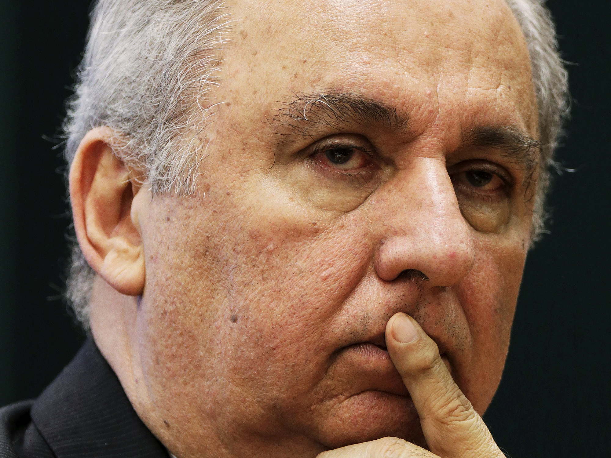 Pecuarista José Carlos Bumlai em depoimento em CPI do Congresso Nacional