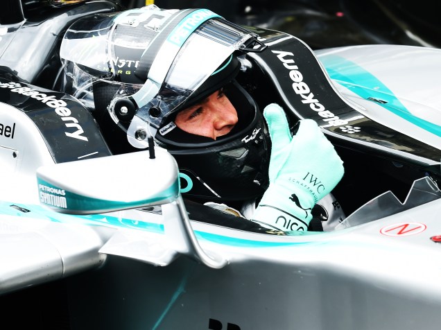 Nico Rosberg conquistou o melhor tempo no treino de classificação para o Grande Prêmio do Brasil