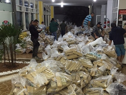 Polícia Civil apreende 14,1 toneladas de maconha em SP