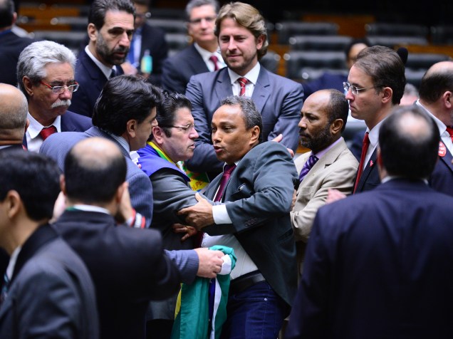 Câmara dos Deputados se organiza para a votação do processo de Impeachment contra a Presidente Dilma Rousseff - 17/04/2016