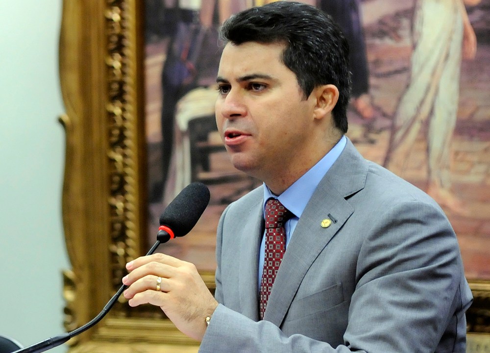 Marcos Rogério (DEM-RO) durante o reunião do Conselho de Ética que discute o parecer do presidente afastado da Câmara, Eduardo Cunha