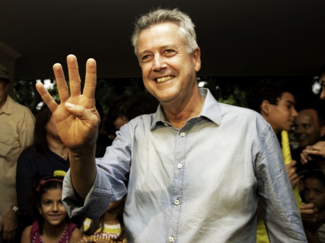 O candidato Rodrigo Rollemberg, do PSB, é eleito governador do Distrito Federal, em Brasilia